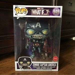 Funko Pop “What If..?” Zombie Captain America Jumbo Size #949